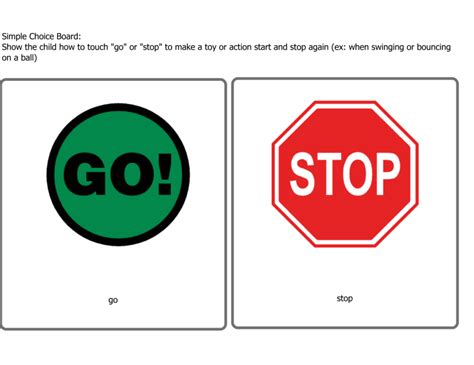 Stop-Go AAC Activity - The SLP Solution