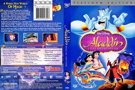 Walt Disney DVD Covers - Aladdin: 2 Disc Platinum Edition - Walt Disney-Figuren Foto (31374738 ...