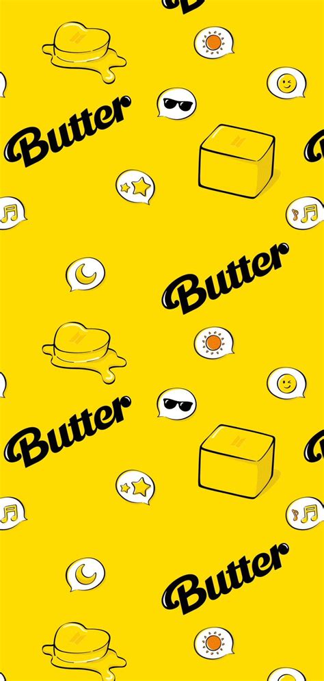 ~ on Twitter: "BTS 'Butter' repeating pattern wallpapers / lockscreens #BTS #방탄소년단 #BTS_Butter ...