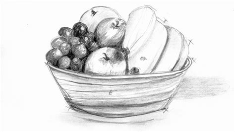 Still Life Fruit Drawing at PaintingValley.com | Explore collection of Still Life Fruit Drawing