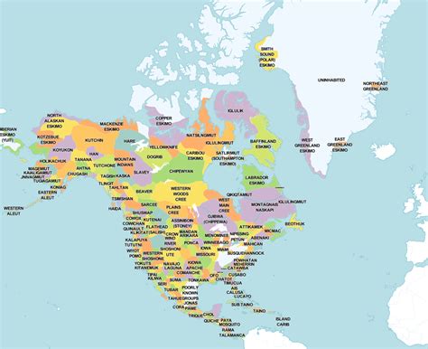 Native Tribes of North America Mapped - Vivid Maps