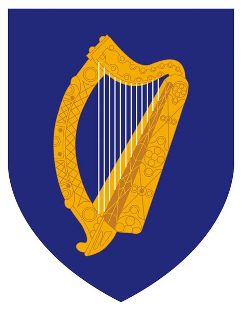 Ireland Coat Of Arms, Seal Or National Emblem - Brilliant News