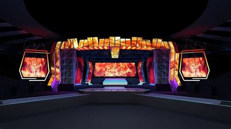 Concert stage design 3D model | CGTrader