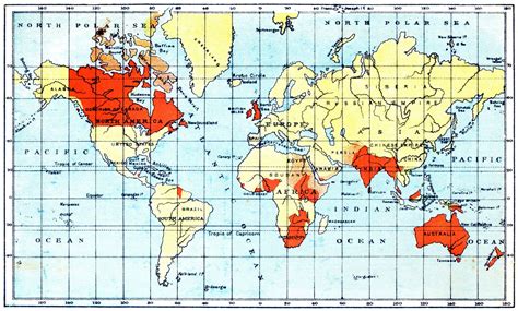 The British Empire Map - Chicago Map