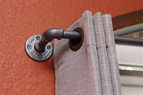 Industrial Pipe Curtain Rods | Home Design Ideas