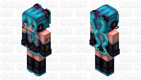 Hatsune Miku HD Minecraft Skin