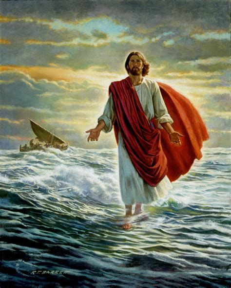 Christ Walking on the Water by Robert Barrett | Altus Fine Art