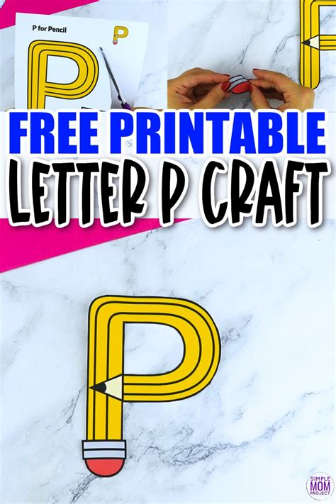 Free Printable Letter P Craft Template – Simple Mom Project