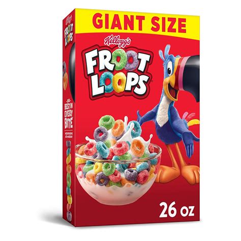 Kellogg's Froot Loops Cereal - Giant-Size Fruity Breakfast, 26 oz Box in Nepal at NPR 7927 ...