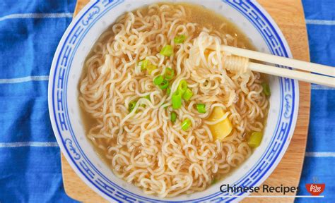 Instant Ramen Noodles Without Using MSG Packet Powder - Chinese Recipes For All