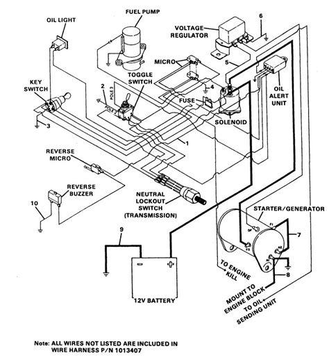 Wiring Diagram For A Golf Cart