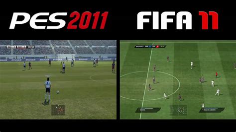 Fifa 11 Vs Pes 11-gameplay