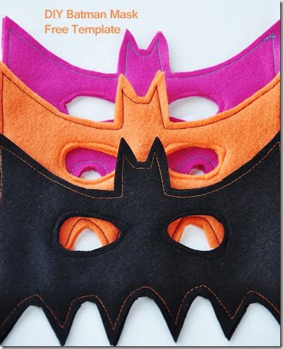 Make this budget Batman Mask DIY- easy to sew, fit and makes for a perfect costume