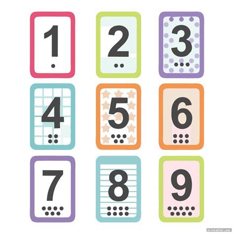 Numbers Printable – Thekidsworksheet