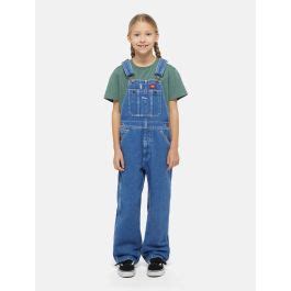 Kids' Denim Bib Overalls in Indigo blue | Bib Overalls | Dickies GB.