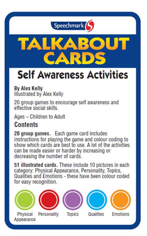 Talkabout Cards - Self Awareness Activities - Fun Stuff Educational & Therapeutic Resources