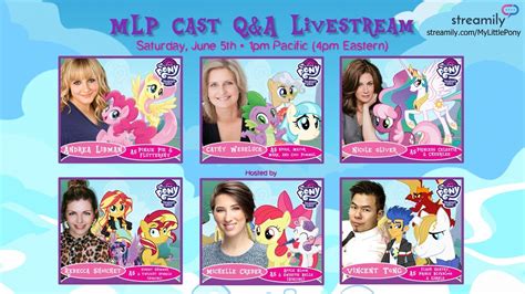 My Little Pony CAST Q&A - Hosted by Michelle Creber - YouTube