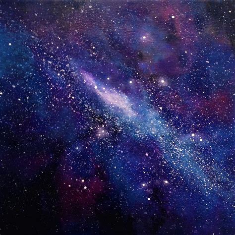 Galaxy Painting by Ivy Stevens-Gupta - Fine Art America