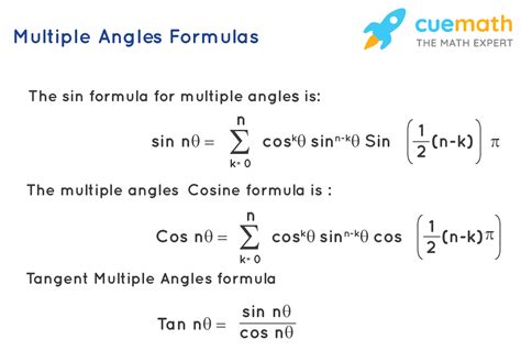 What are Multiple Angle Formulas? Examples