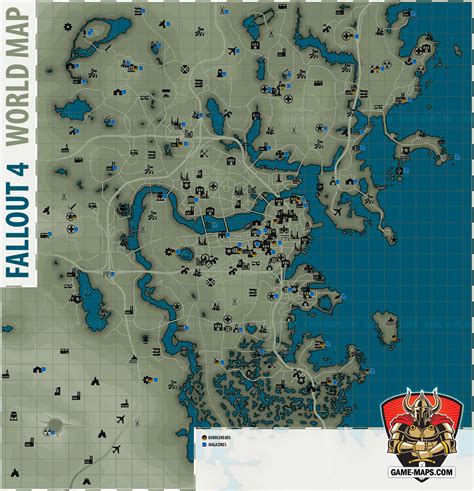 Fallout 4 Power Armor Locations Map