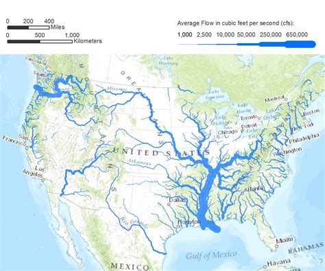 Map Of The United States With Rivers And Lakes - Subway Map In New York City