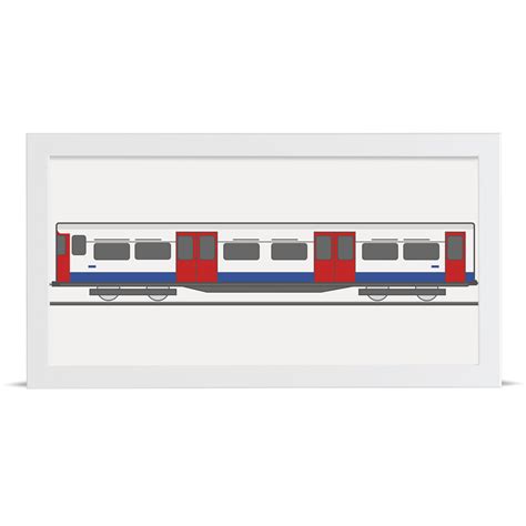 Bakerloo Line 1972 Stock Train Giclée Art Print | London Art Prints