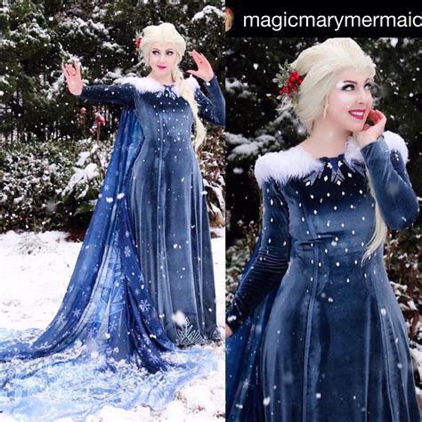 R998 OLAF'S FROZEN ADVENTURE Elsa dress with bottom rhinestone · angel-secret · Online Store ...