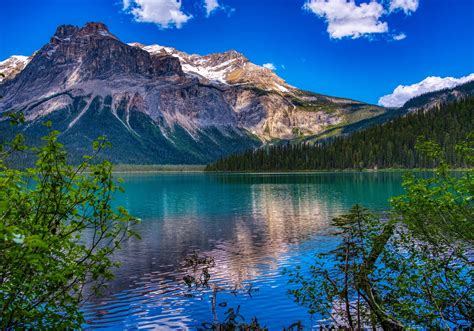 lake, Canada, Canadian Rockies, 1080P, Canadian Rocky Mountain, Yoho National Park, Emerald Lake ...