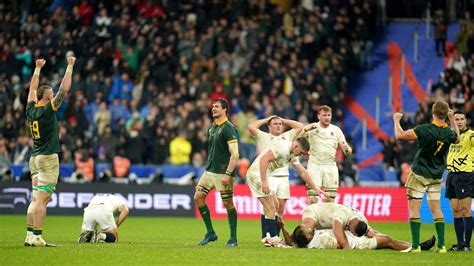 Late South Africa Comeback Denies England Rugby World Cup Final Place - WorldNewsEra