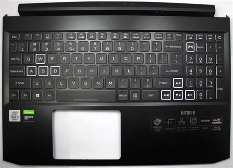 AN517-52 (White Backlit) Acer - LaptopKeyboard.com