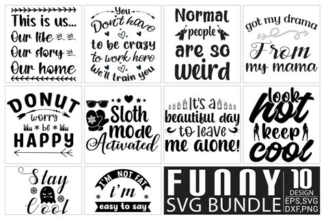 Funny SVG Bundle Design, T-shirt Design 9491424 Vector Art at Vecteezy