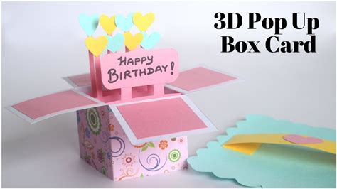 Pop Out Birthday Cards Diy - Printable Templates Free