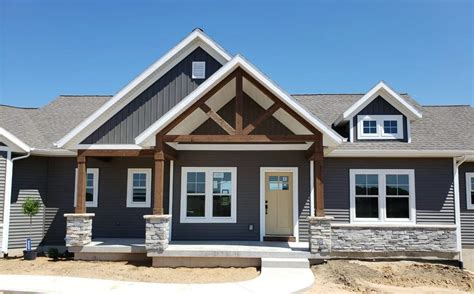 Dark Gray Siding With White Trim | Exterior Color Selections - Northern Nester