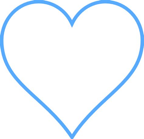 Blue Heart Clip Art at Clker.com - vector clip art online, royalty free & public domain