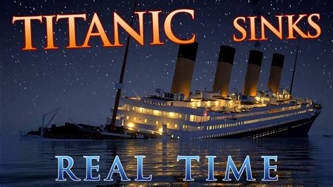 Thalassophobia: An animation of the Titanic sinking in real time (2hrs 41min). The last 2-3 ...