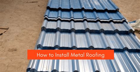 How to Install Metal Roofing - Bansal Roofing Products Limited