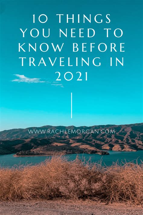 10 things you must know before traveling again in 2021