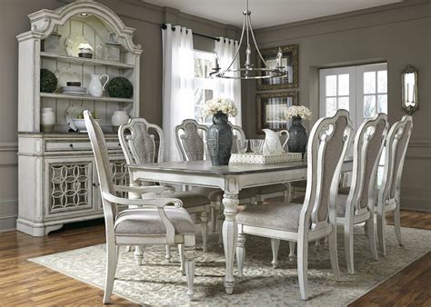 Magnolia Manor Dining Table 244 in Antique White by Liberty