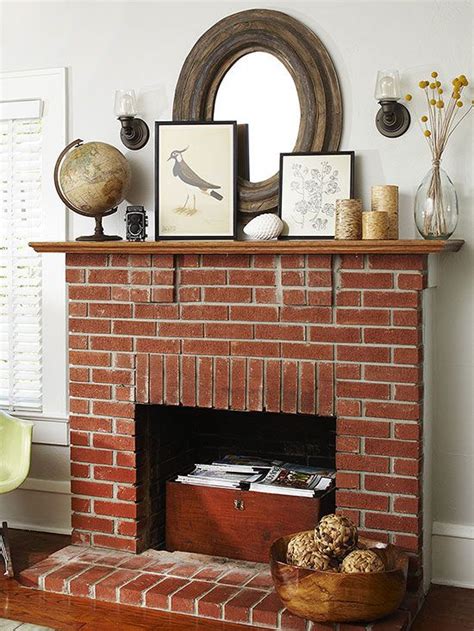 20+ Red Brick Fireplace Ideas