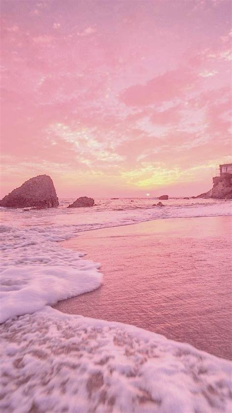 Pink Beach Aesthetic Wallpapers - Top Free Pink Beach Aesthetic Backgrounds - WallpaperAccess