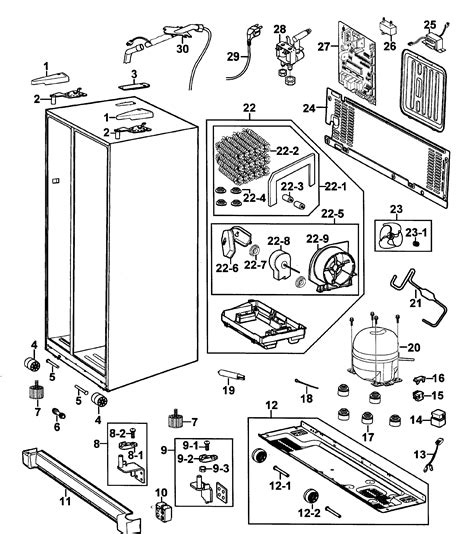 Samsung Refrigerator Parts Diagram