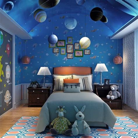 50+ Space Themed Bedroom Ideas for Kids and Adults