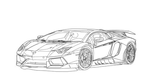 Marie Lamborghini Coloring Pages