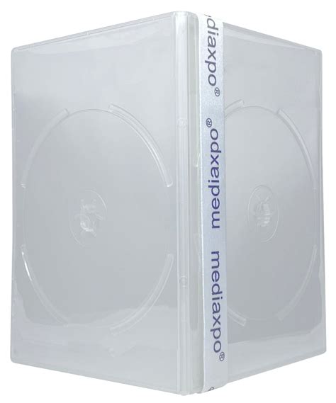 SLIM Clear Double DVD Cases 7MM – CheckOutStore.com