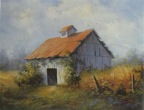 Kith & Kin Art Studio - Gallery | Barn painting, Farm scene painting, Farmhouse paintings