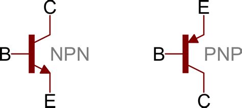 Symbol Of Npn And Pnp Transistor