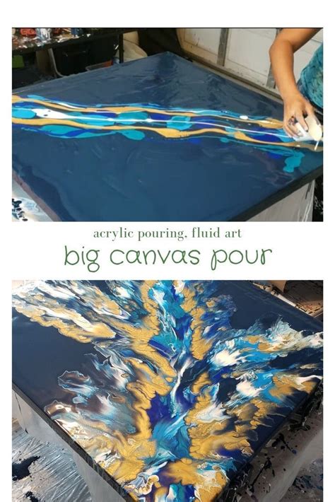 How To Do Acrylic Paint Pouring On Canvas - Amanda Gregory's Coloring Pages