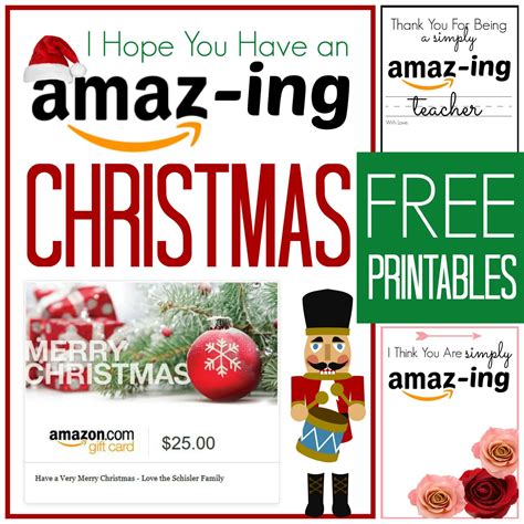 FREE Amazon Gift Card Printable Cards