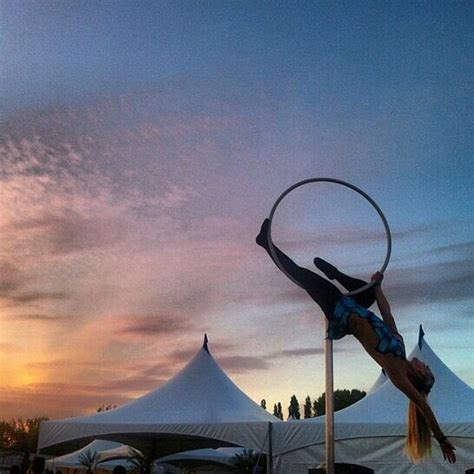 Aerial Hoop | Freestanding Aerial For Hire | LED Aerial Hoop