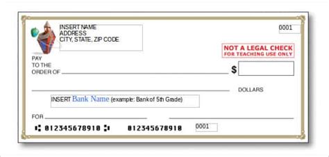 Bank Of America Check Printing Template | Arts - Arts